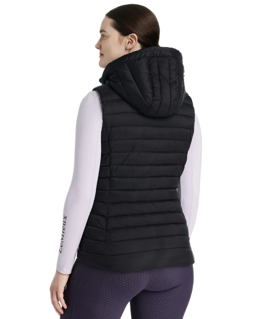 LeMieux Womens Rose Hooded Puffer Gilet - Image 7