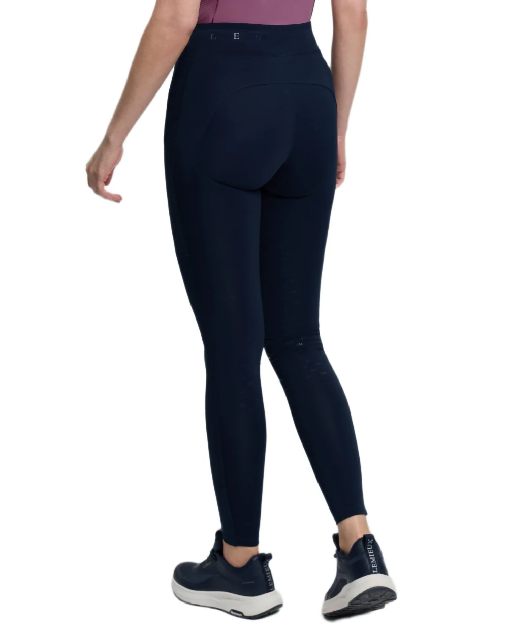 LeMieux Womens Simone Cross Over Half Seat Pull On Breeches - Image 13