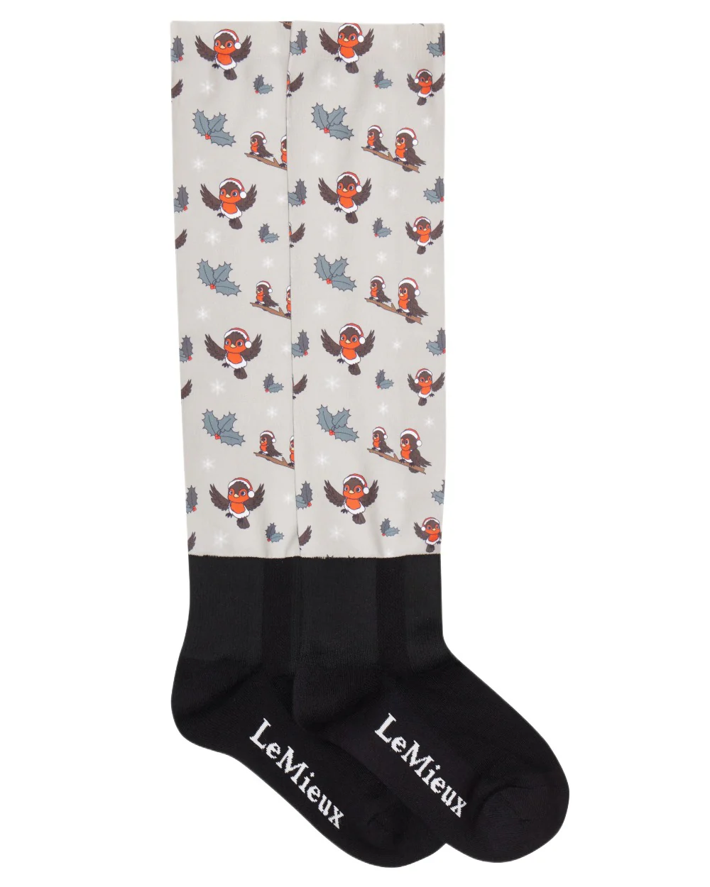LeMieux Xmas Robins Footsie Socks - Image 2