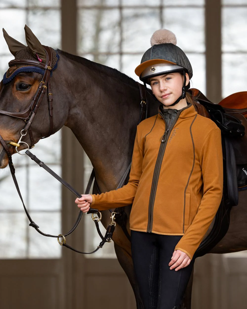LeMieux Young Rider Felicity Fleece Zip Through Jacket - Image 3