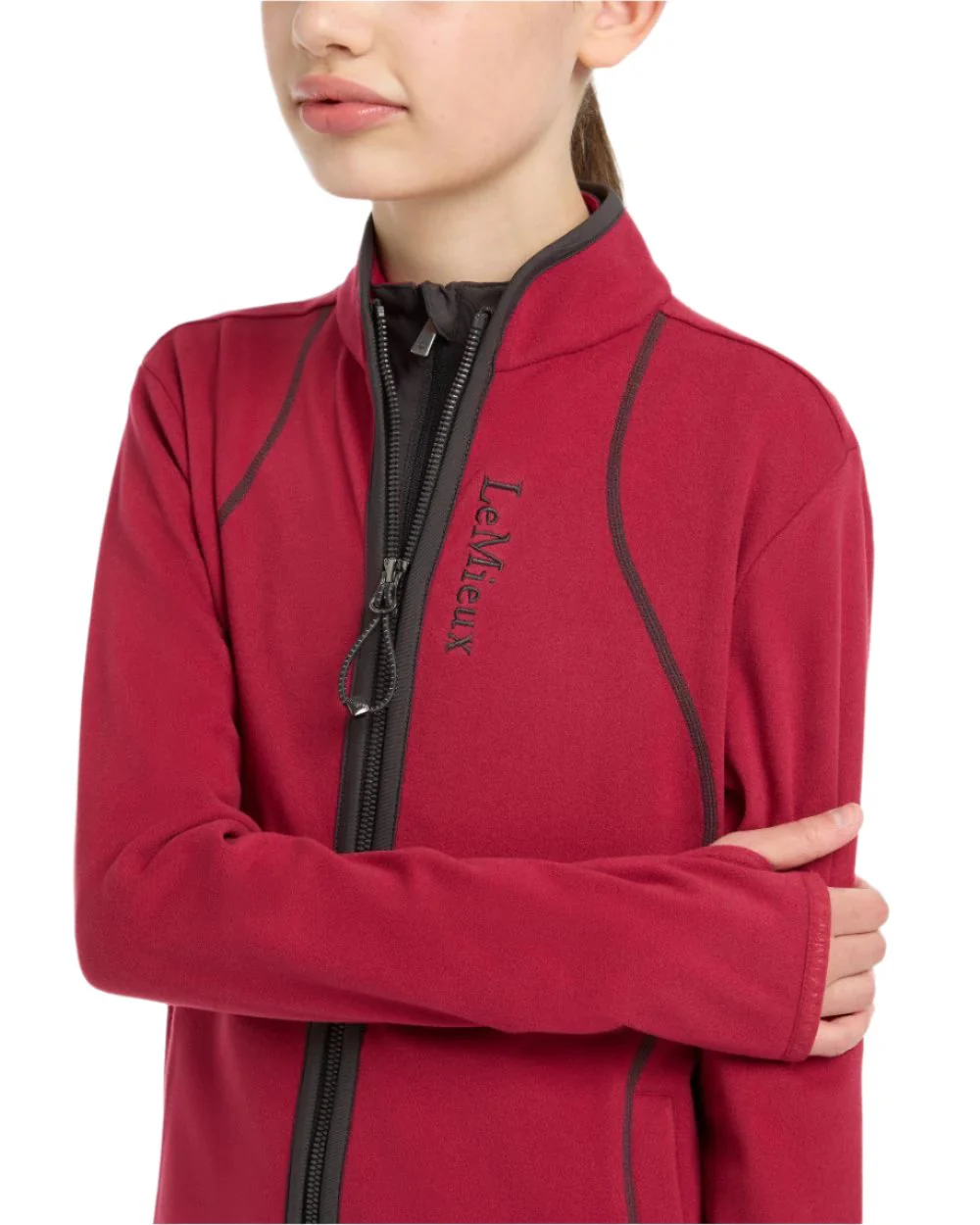 LeMieux Young Rider Felicity Fleece Zip Through Jacket - Image 8