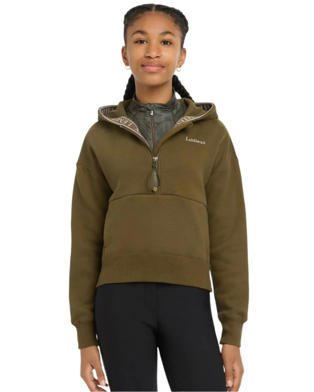 LeMieux Young Rider Hettie Half Zip Hoodie - Image 2
