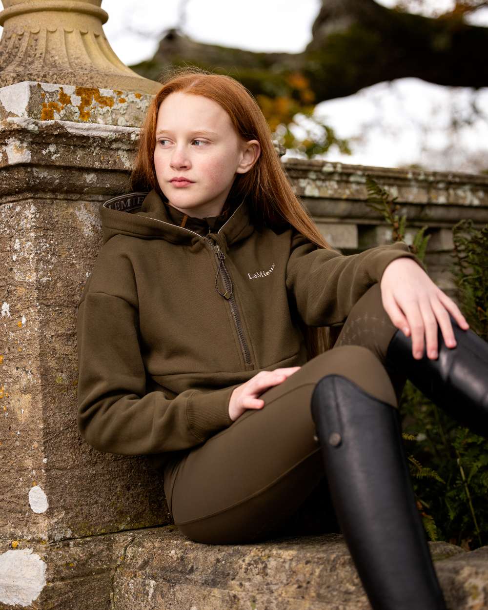 LeMieux Young Rider Hettie Half Zip Hoodie - Image 3