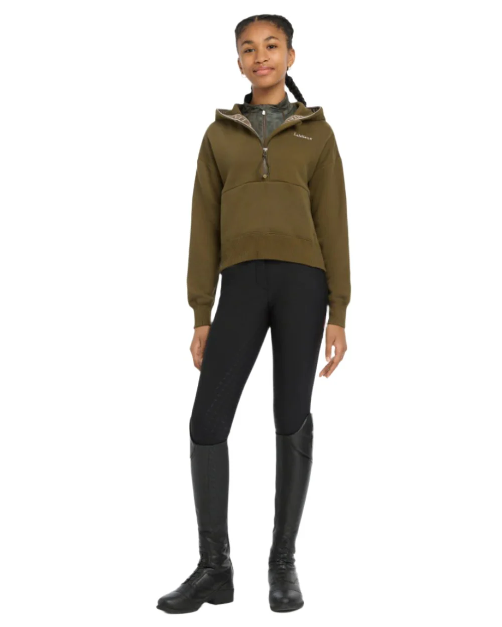 LeMieux Young Rider Hettie Half Zip Hoodie - Image 6