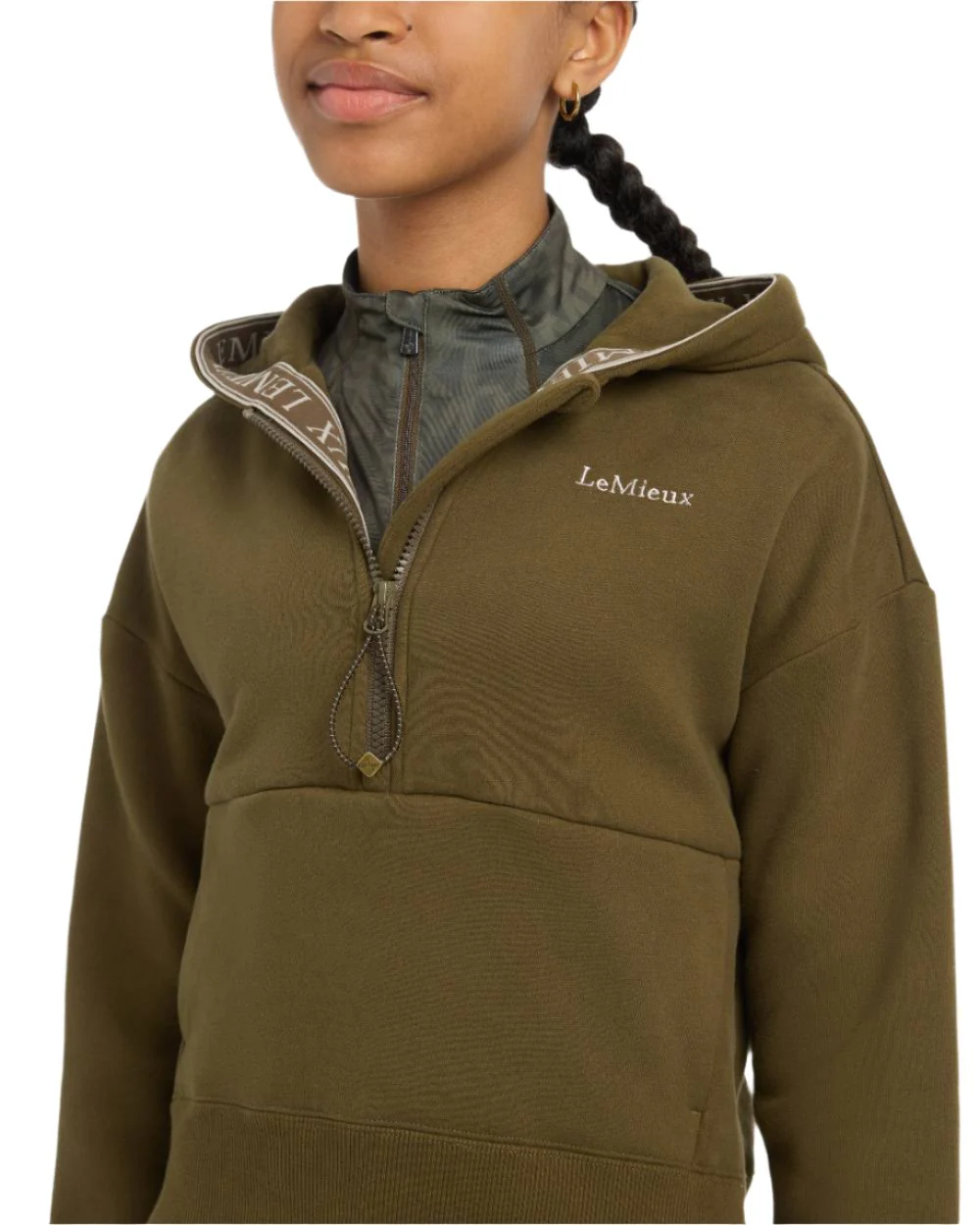 LeMieux Young Rider Hettie Half Zip Hoodie - Image 8