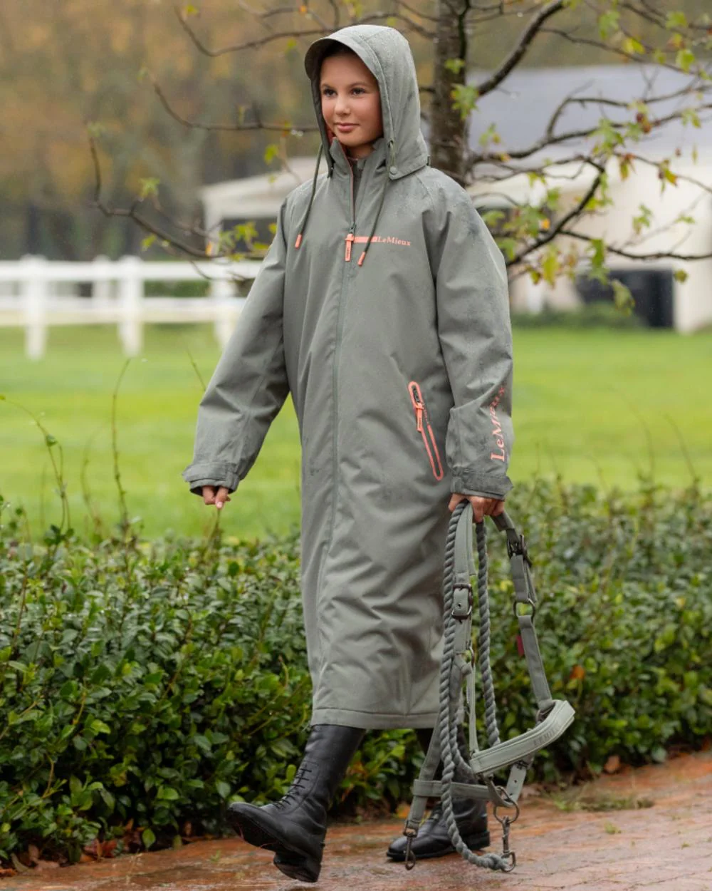 LeMieux Young Rider HydroShield Robe Long Coat - Image 6