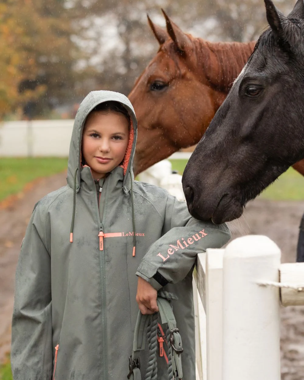 LeMieux Young Rider HydroShield Robe Long Coat - Image 8