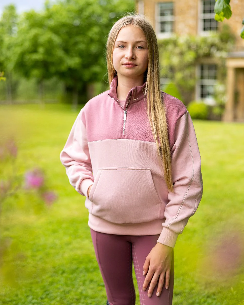 LeMieux Young Rider Kate Quarter Zip Sweater - Image 17