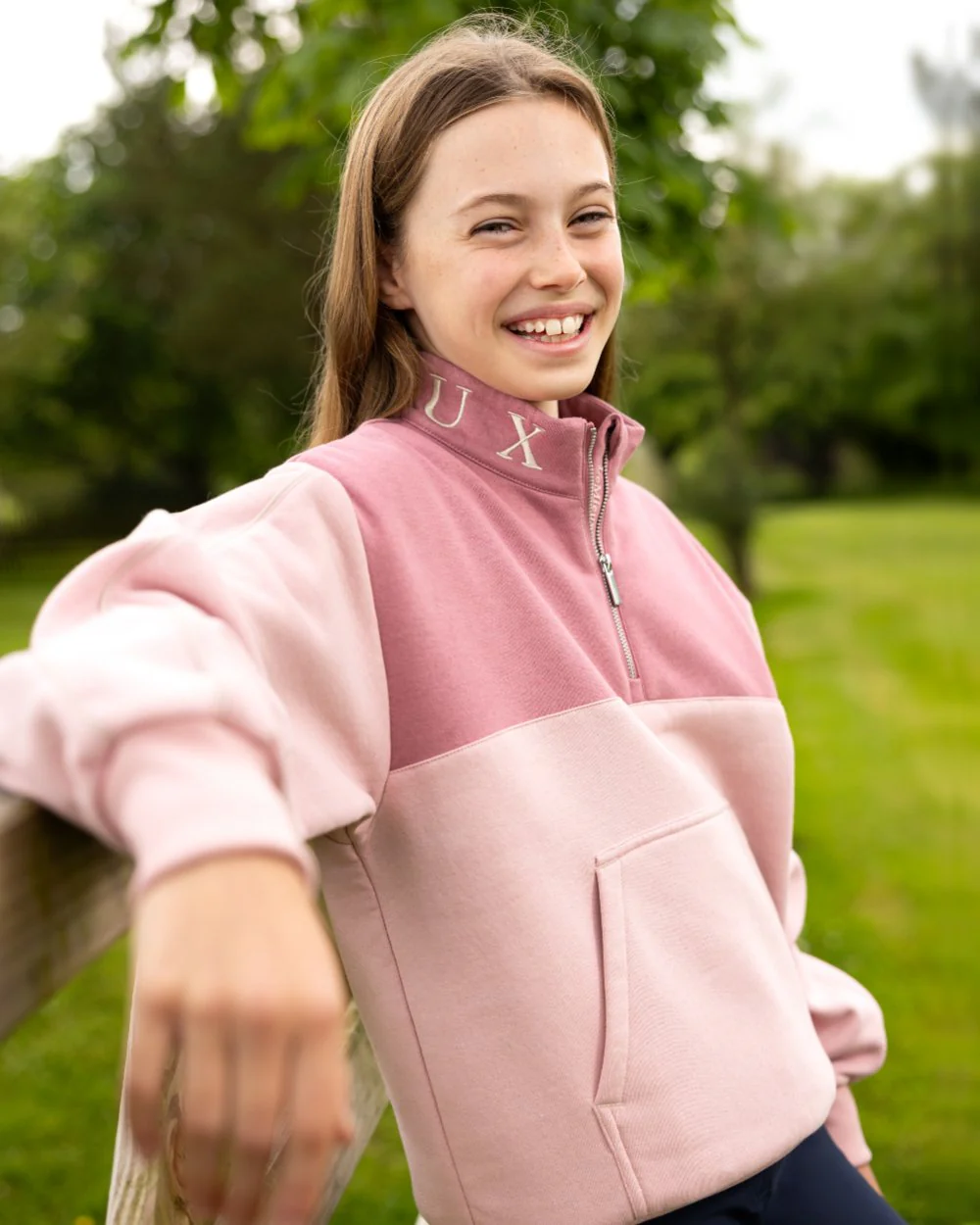 LeMieux Young Rider Kate Quarter Zip Sweater - Image 19