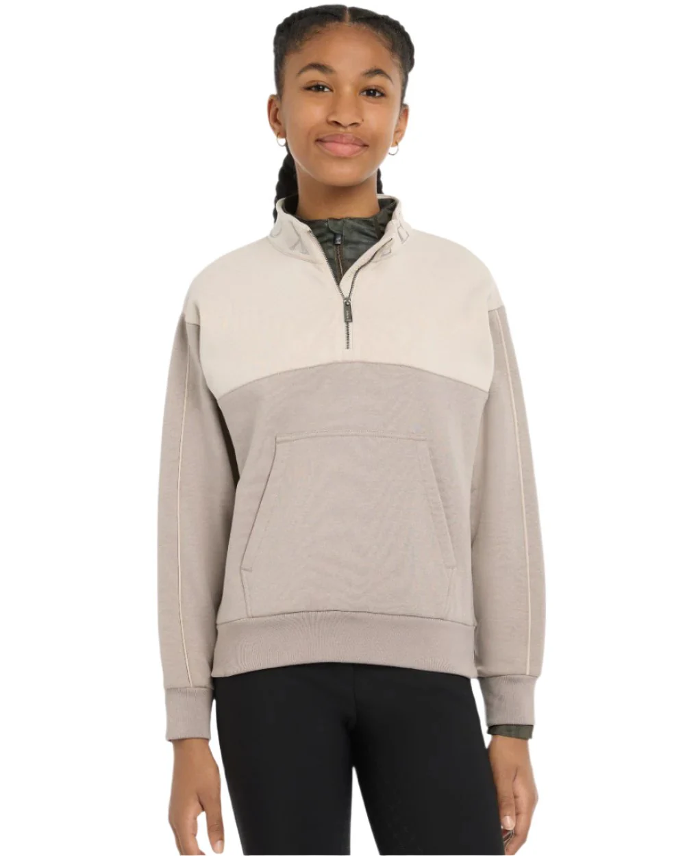LeMieux Young Rider Kate Quarter Zip Sweater - Image 2