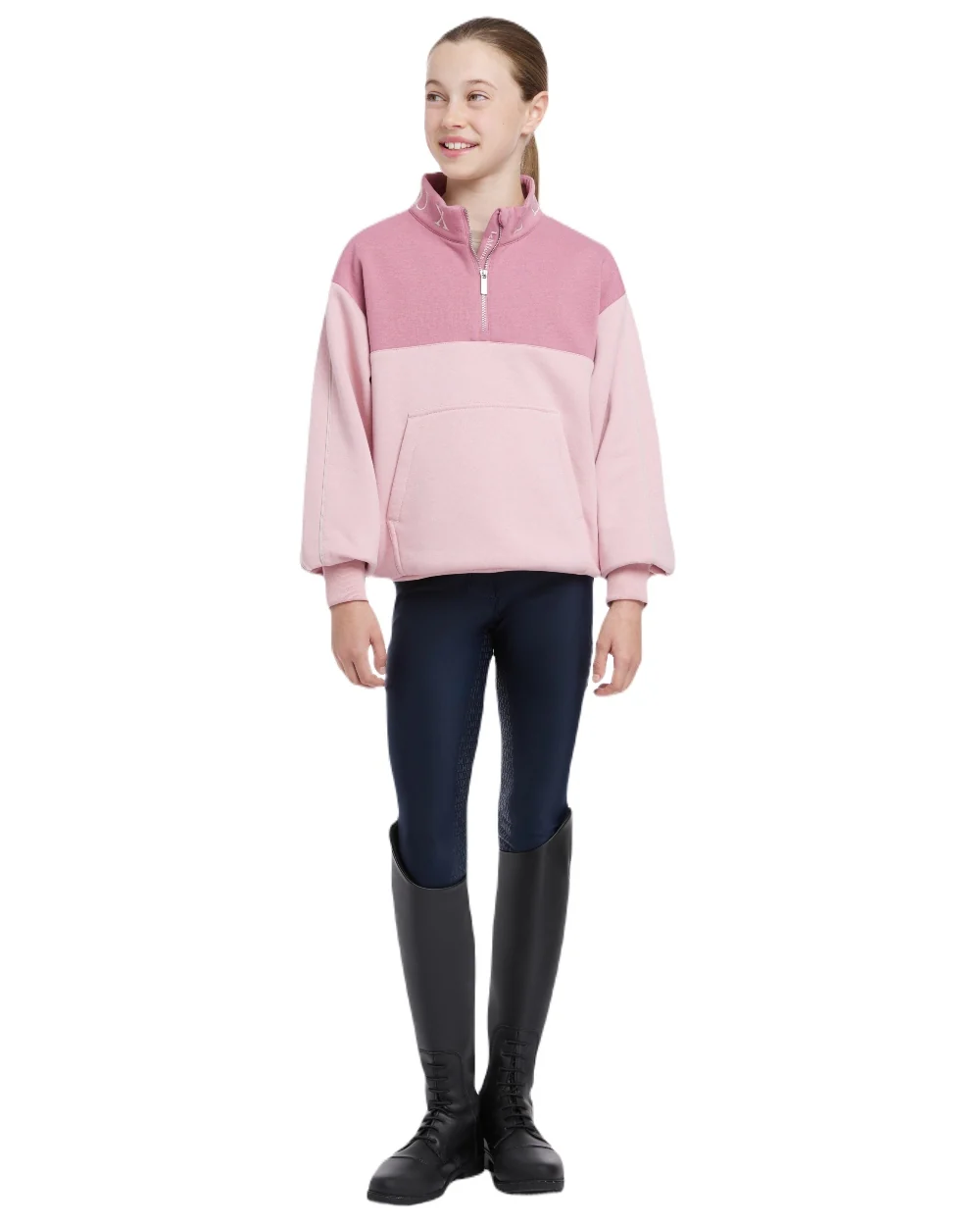LeMieux Young Rider Kate Quarter Zip Sweater - Image 20