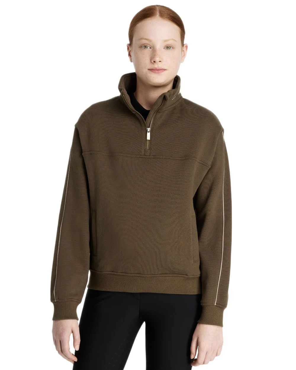 LeMieux Young Rider Kate Quarter Zip Sweater - Image 39