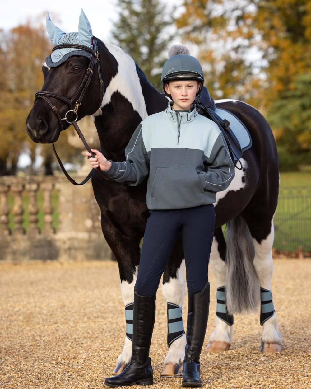 LeMieux Young Rider Kate Quarter Zip Sweater - Image 9