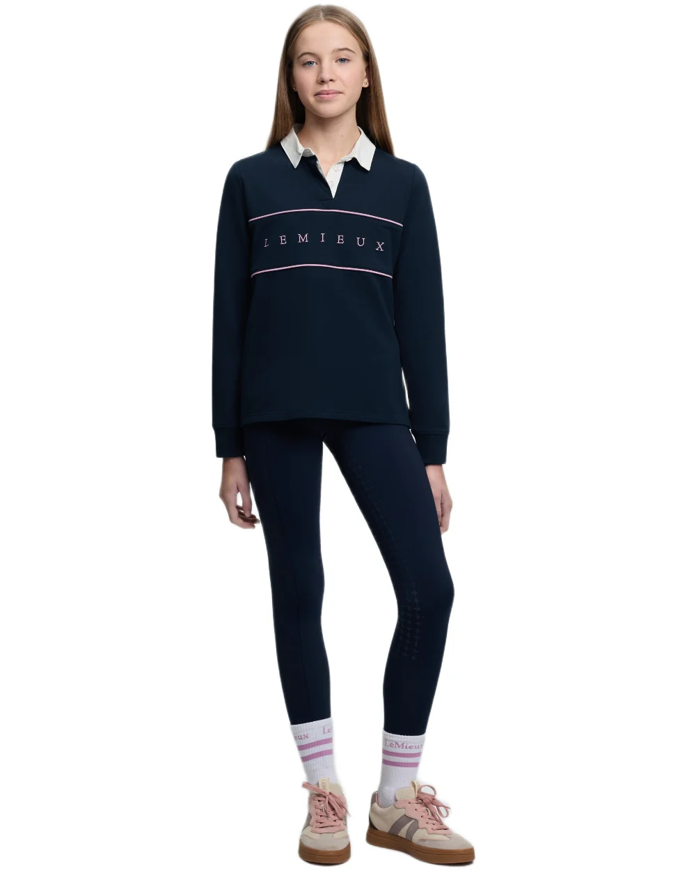 LeMieux Young Rider Riley Rugby Shirt - Image 3