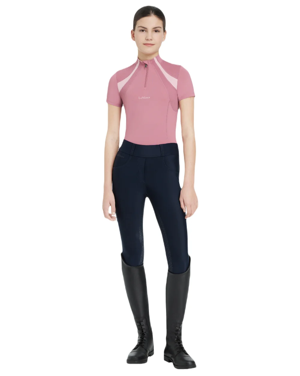 LeMieux Young Rider Short Sleeve Mia Mesh Base Layer - Image 15