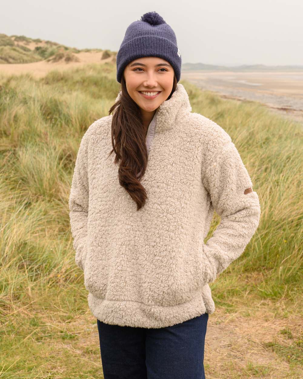 Lighthouse Ladies Coast Half Zip Fleece Sweater - Image 10