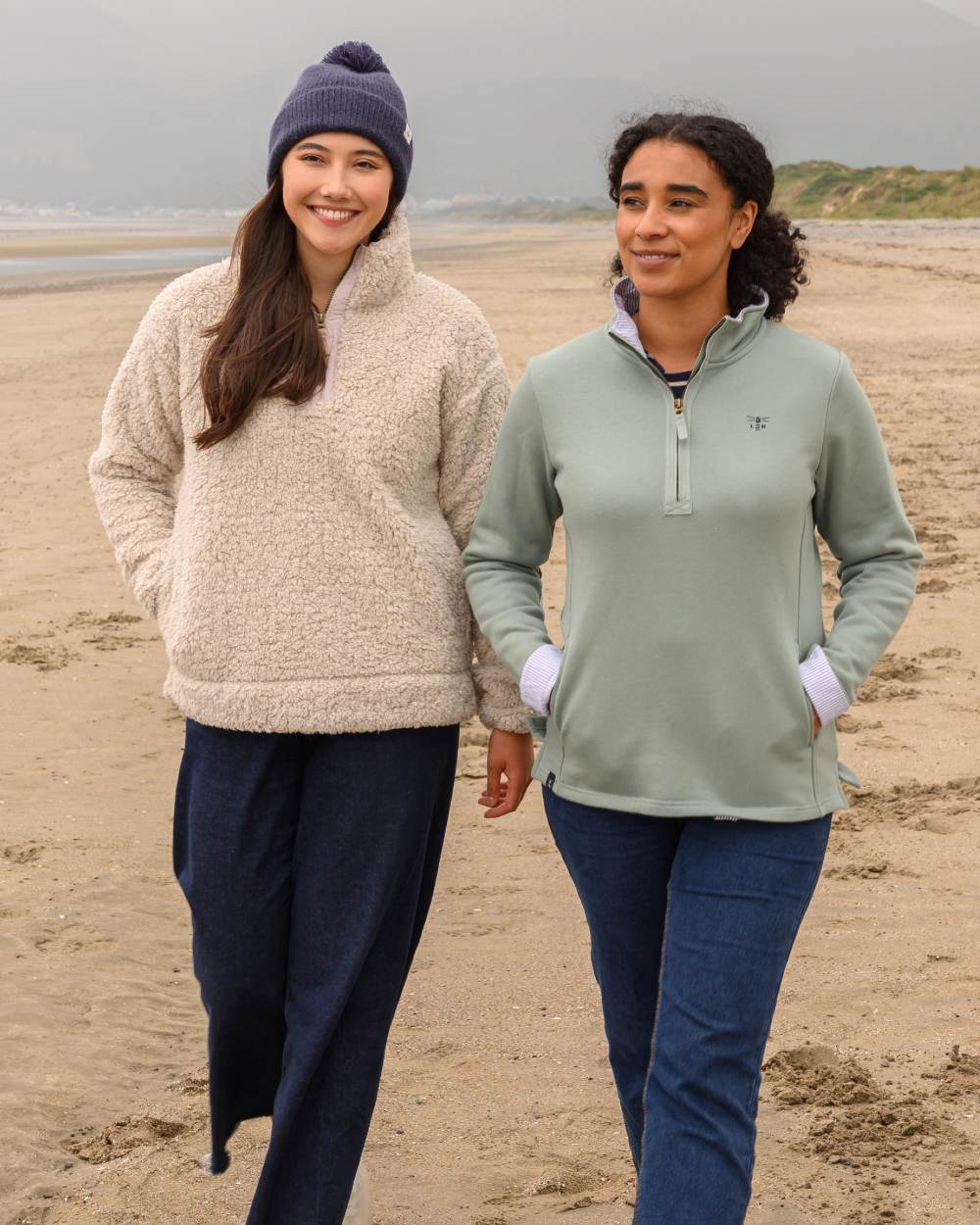 Lighthouse Ladies Coast Half Zip Fleece Sweater - Image 13