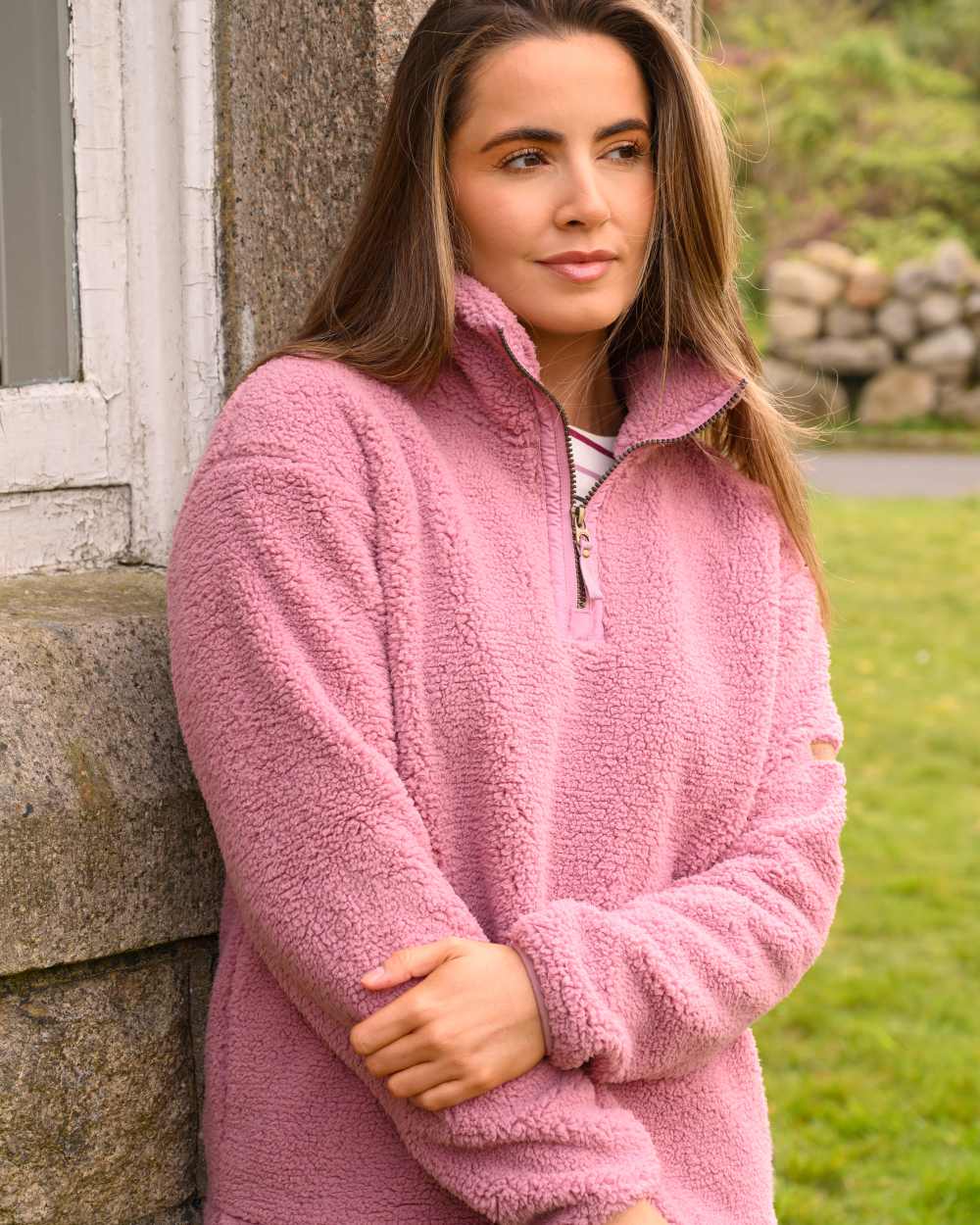 Lighthouse Ladies Coast Half Zip Fleece Sweater - Image 20