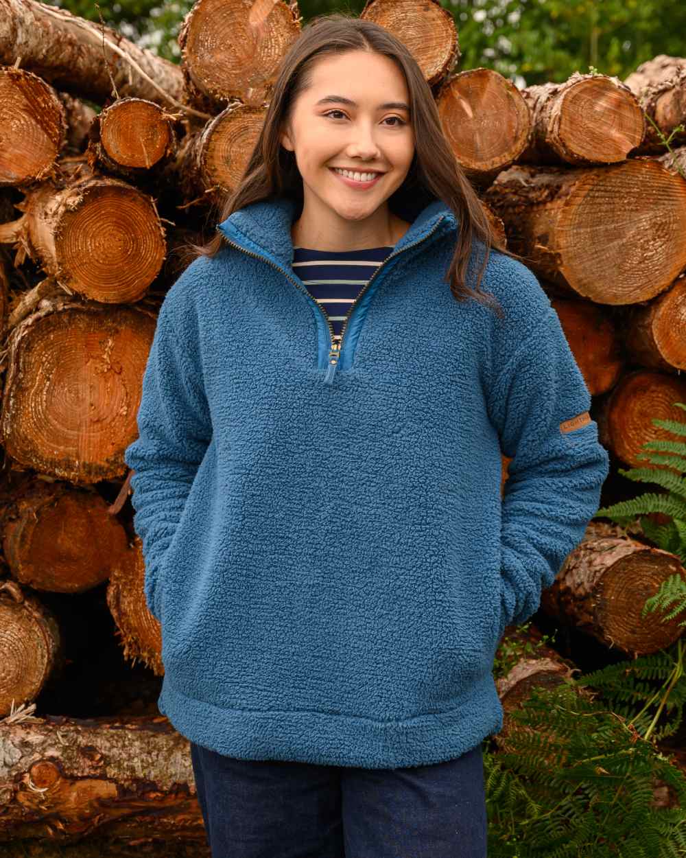 Lighthouse Ladies Coast Half Zip Fleece Sweater - Image 4