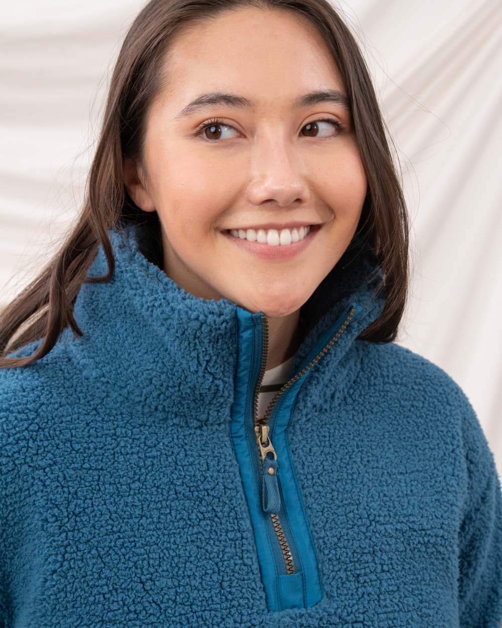 Lighthouse Ladies Coast Half Zip Fleece Sweater - Image 8
