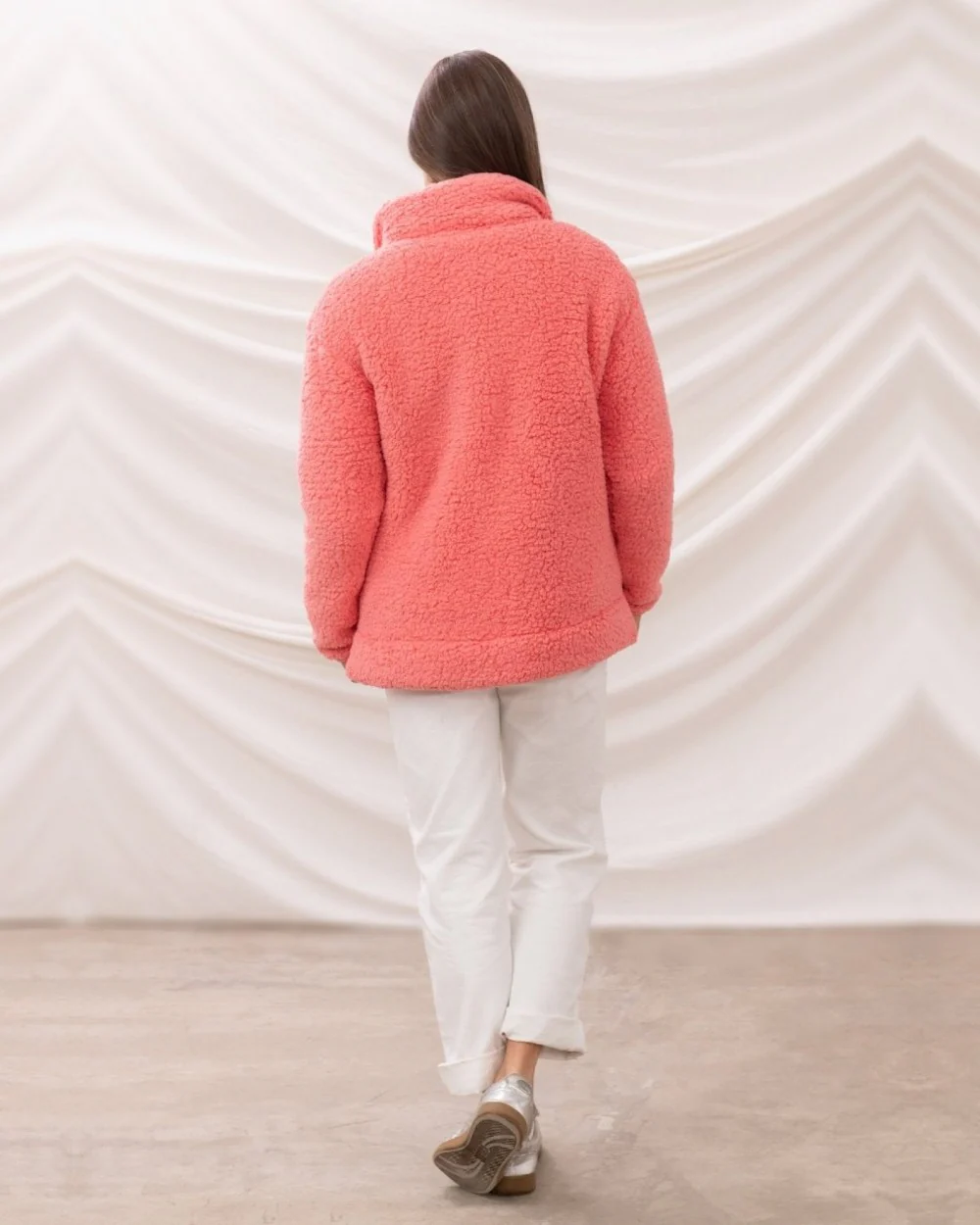 Lighthouse Ladies Seashell Full Zip Sherpa Fleece - Image 11