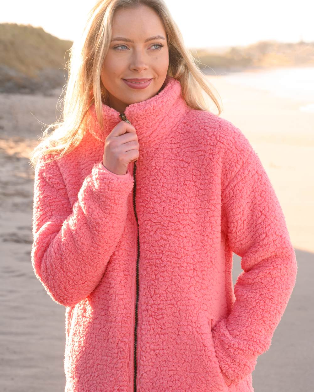 Lighthouse Ladies Seashell Full Zip Sherpa Fleece - Image 6