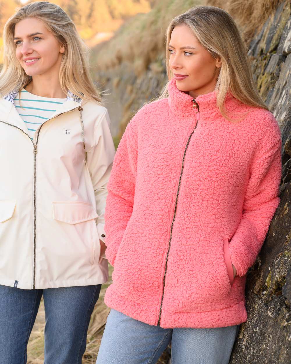 Lighthouse Ladies Seashell Full Zip Sherpa Fleece - Image 8
