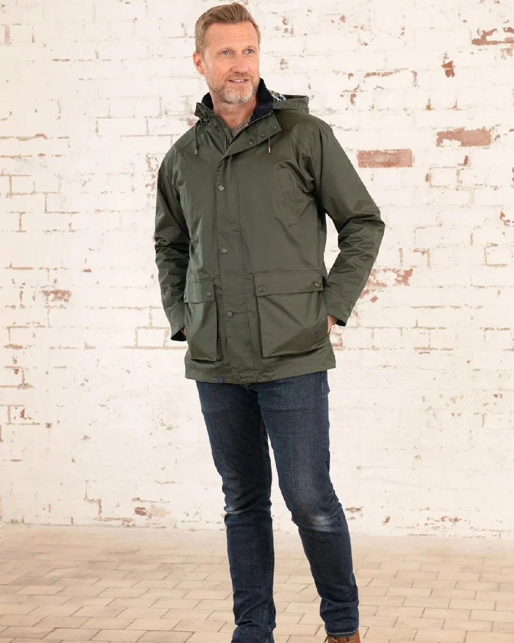 Lighthouse Mens Oxford Raincoat - Image 16