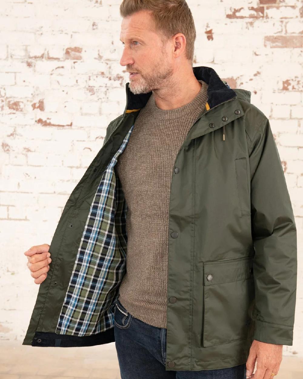 Lighthouse Mens Oxford Raincoat - Image 17