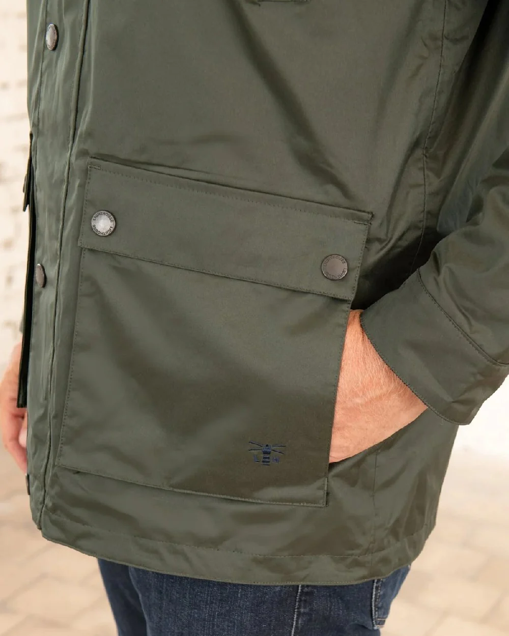 Lighthouse Mens Oxford Raincoat - Image 19