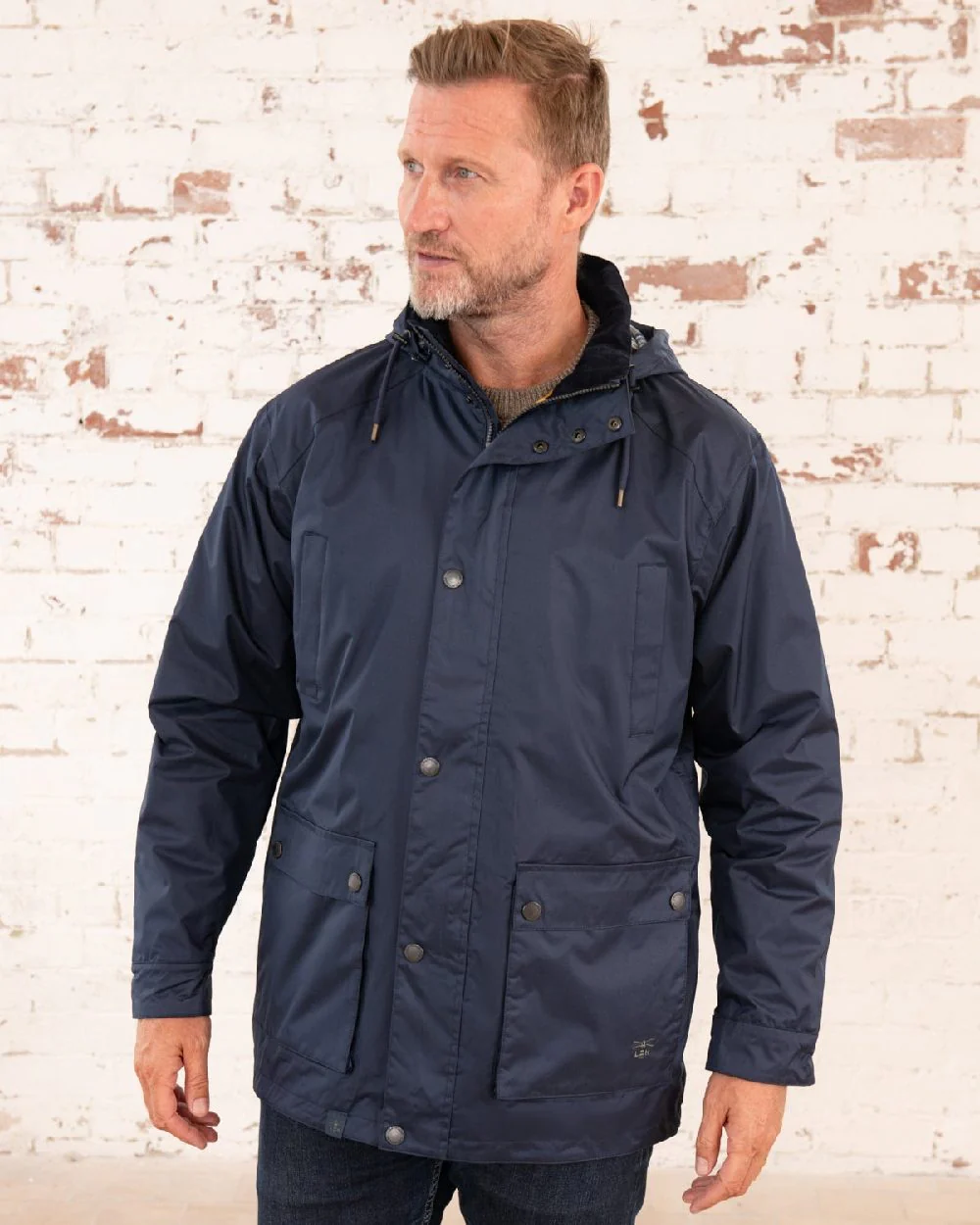 Lighthouse Mens Oxford Raincoat - Image 6