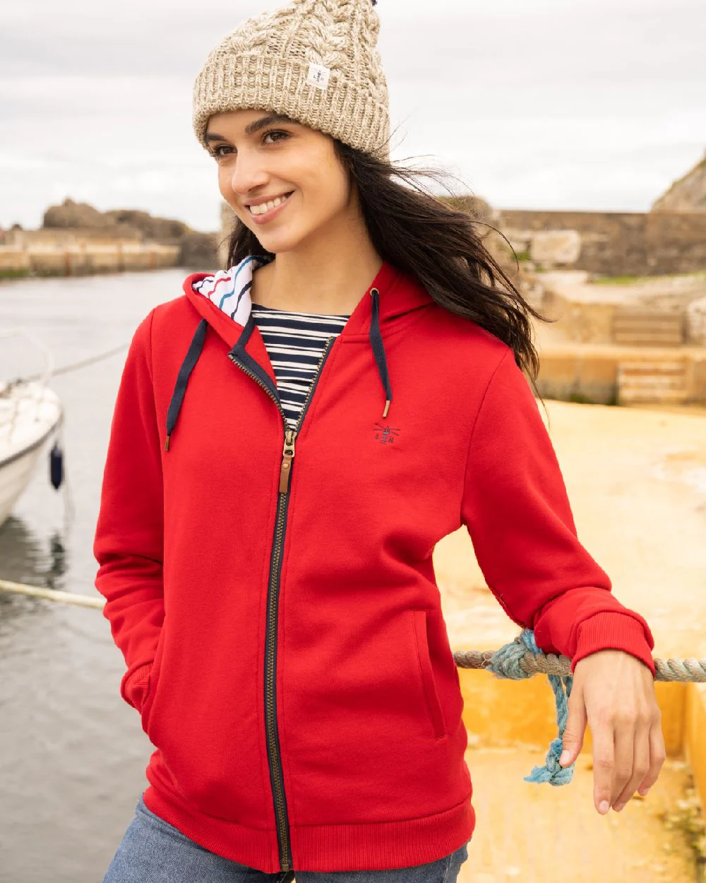 Lighthouse Womens Strand Hooded Jacket - Image 9