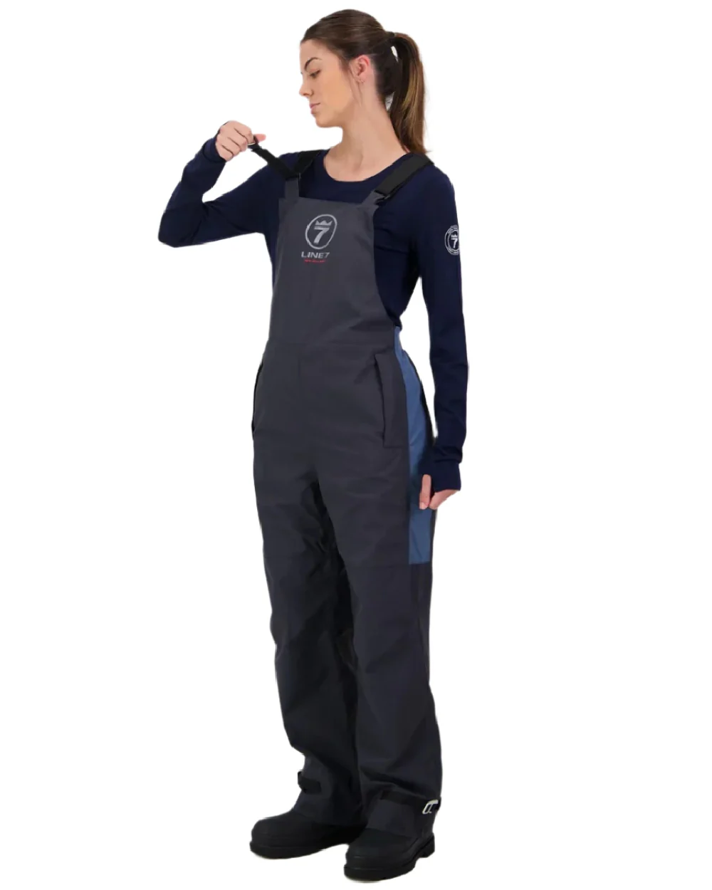 Line 7 Womens Storm Armour10 Waterproof 2 Layer Bib Overtrousers - Image 5