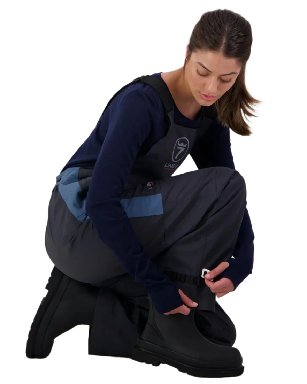 Line 7 Womens Storm Armour10 Waterproof 2 Layer Bib Overtrousers - Image 6