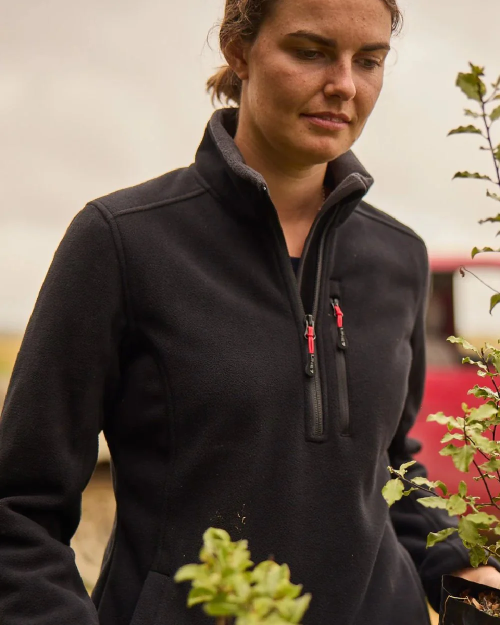 Line 7 Womens Territory Wind Pro Half Zip Fleece Jacket - Image 5
