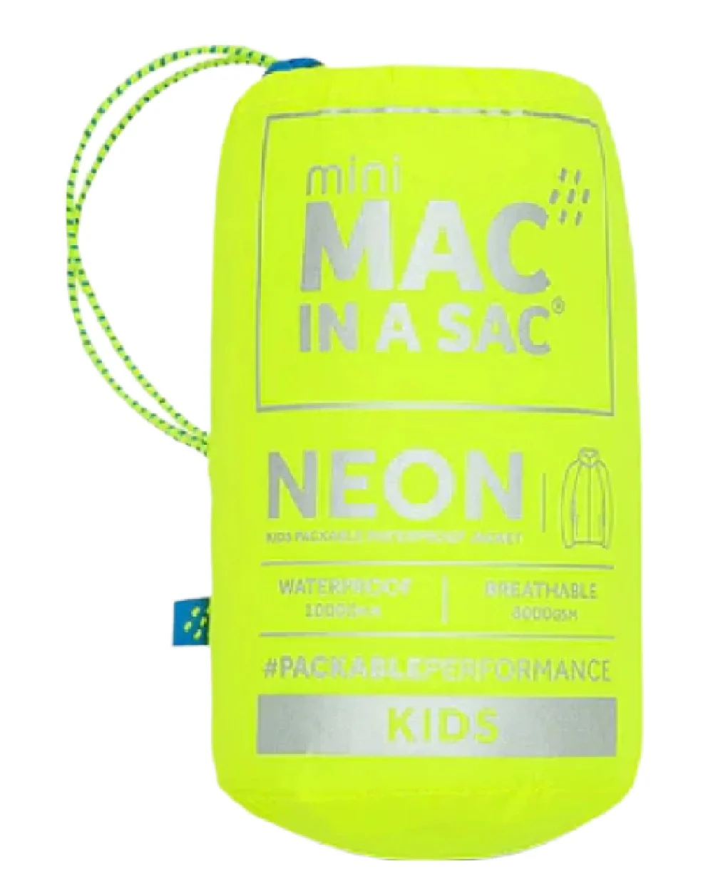 Mac In A Sac Mini Origin Neon Packable Waterproof Jacket - Image 11