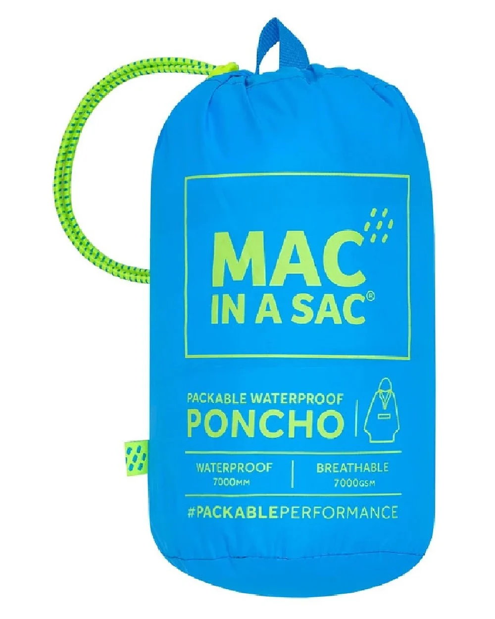 Mac In A Sac Origin Neon Waterproof Poncho - Image 11