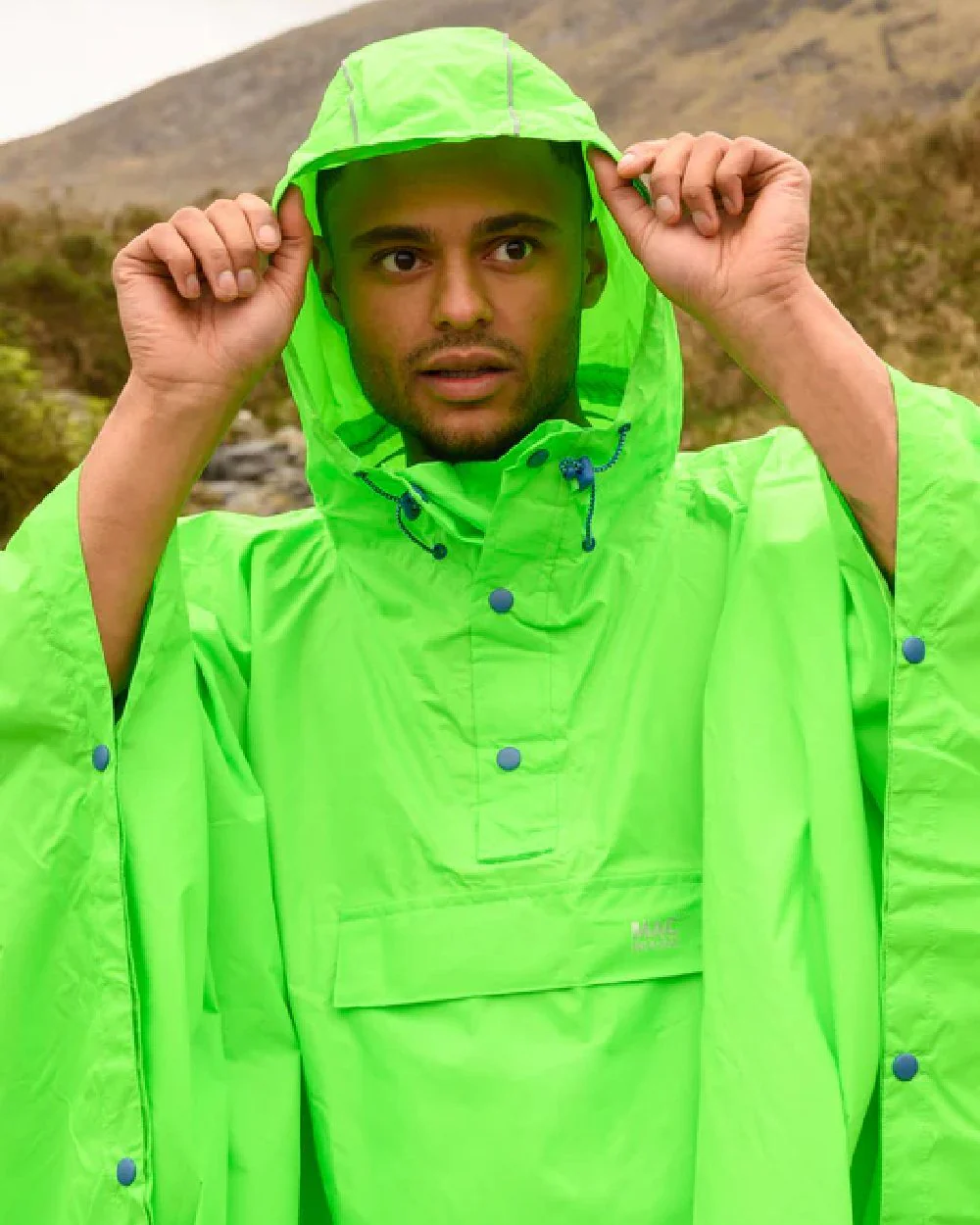Mac In A Sac Origin Neon Waterproof Poncho - Image 14