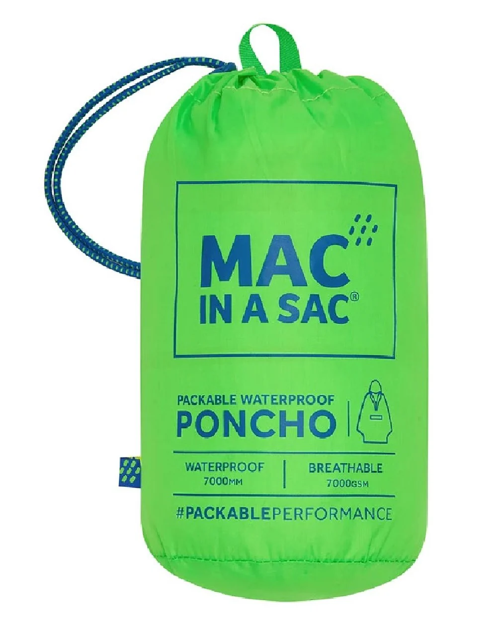 Mac In A Sac Origin Neon Waterproof Poncho - Image 20