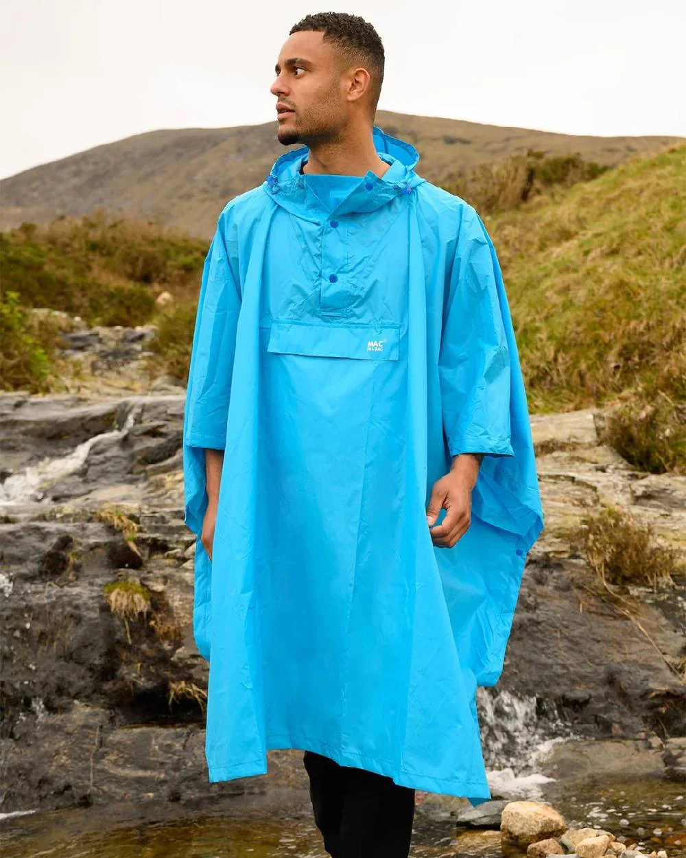 Mac In A Sac Origin Neon Waterproof Poncho - Image 3
