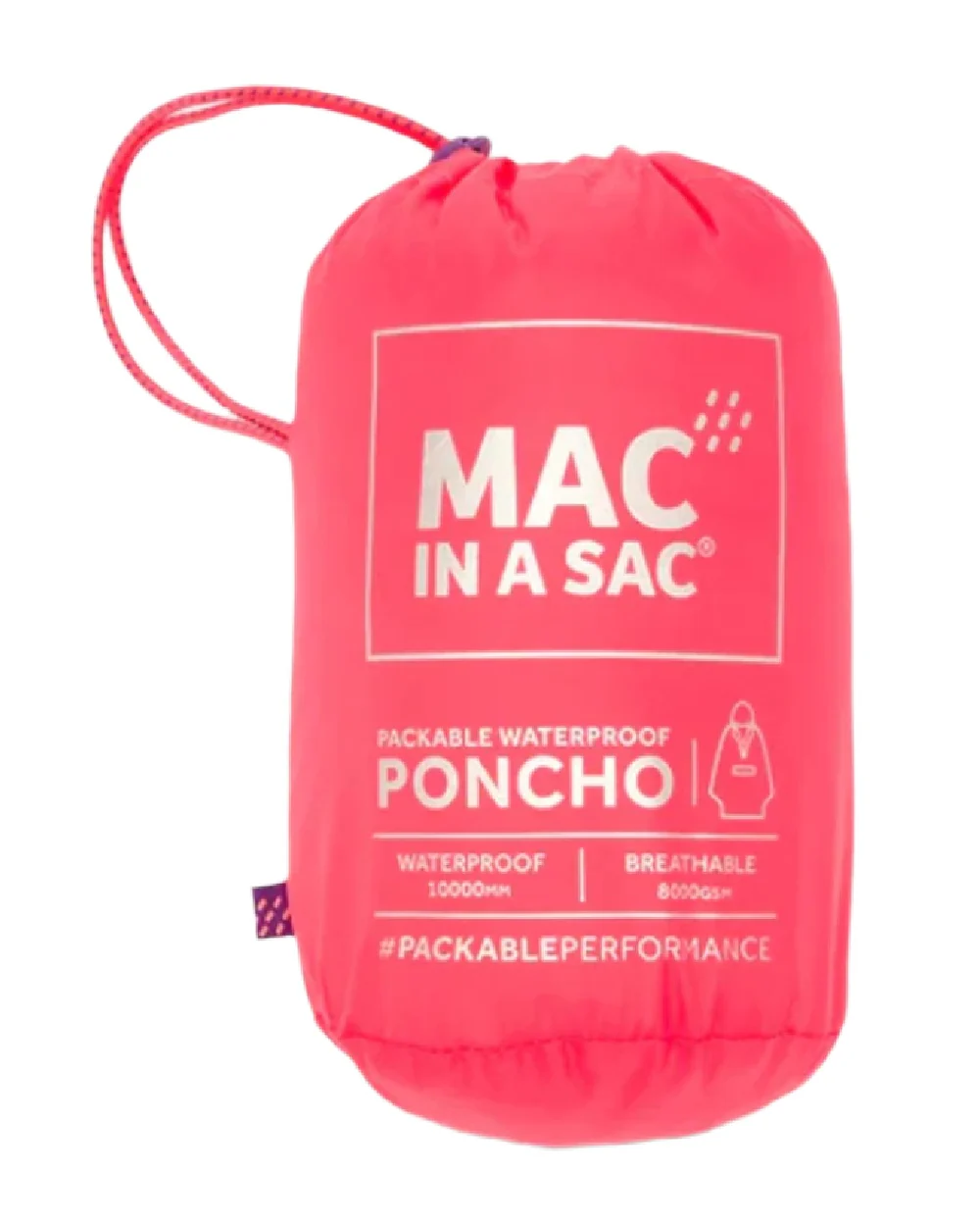 Mac In A Sac Origin Neon Waterproof Poncho - Image 36