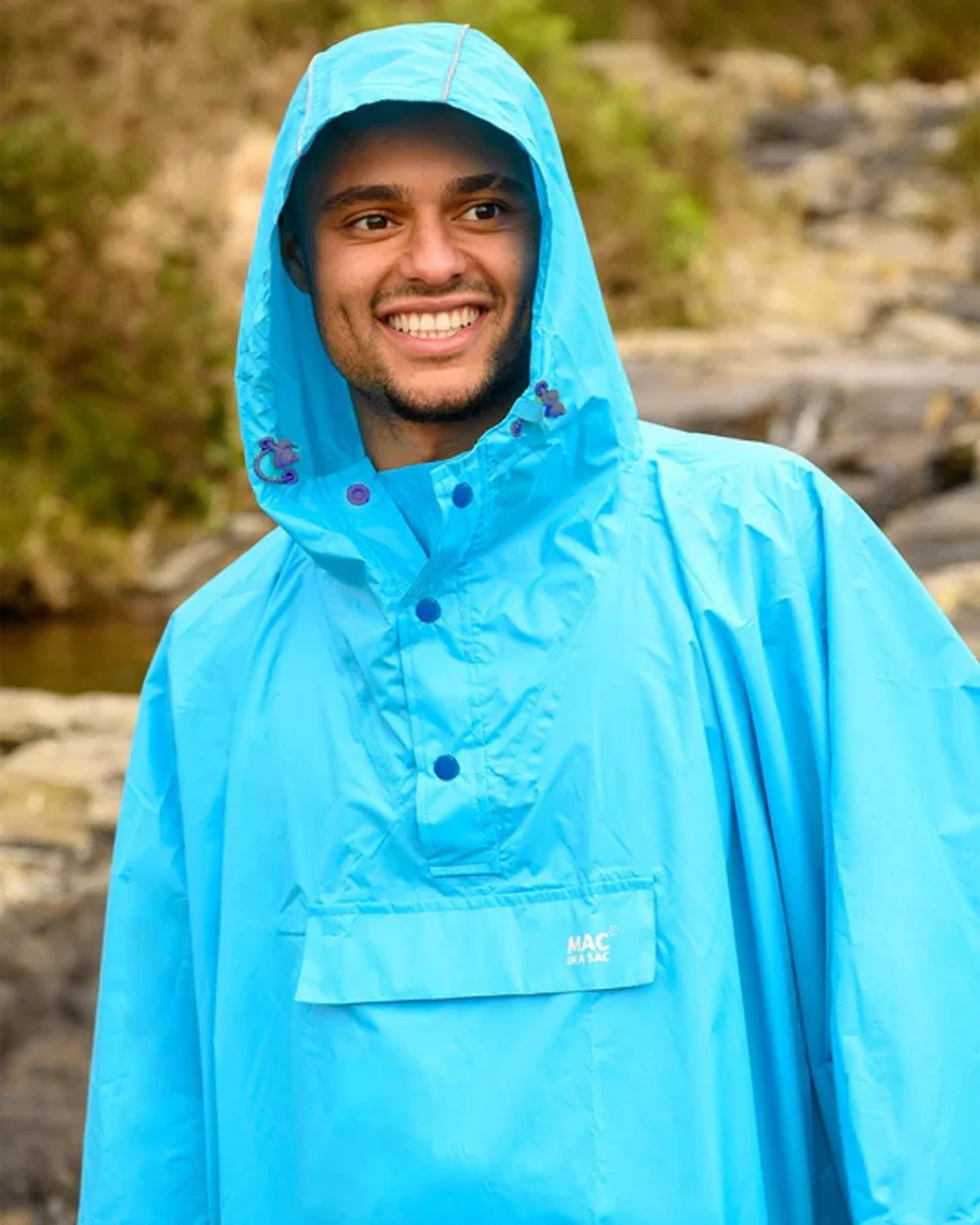 Mac In A Sac Origin Neon Waterproof Poncho - Image 4