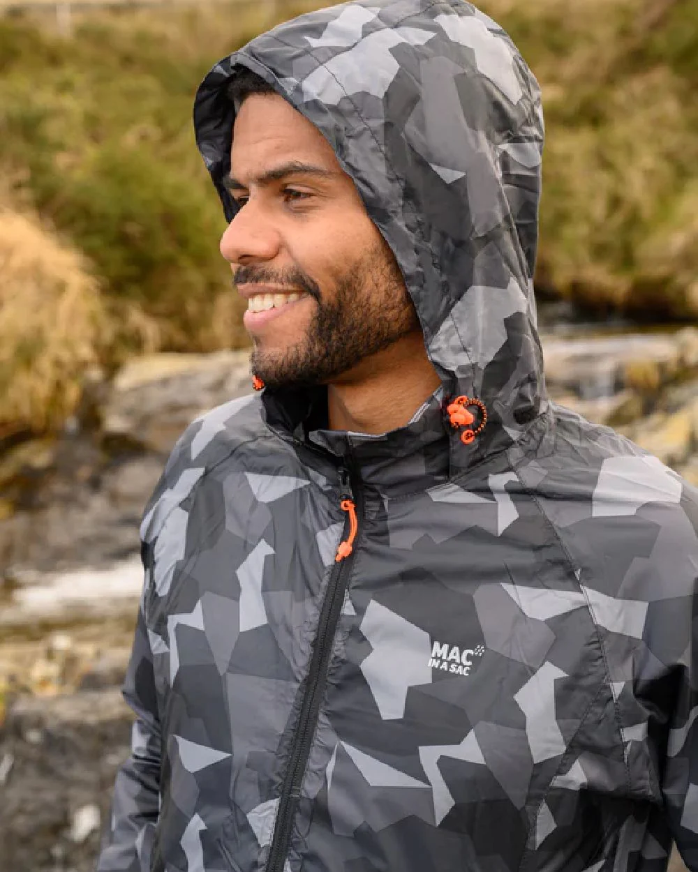 Mac In A Sac Origin Camo Packable Waterproof Jacket - Image 4