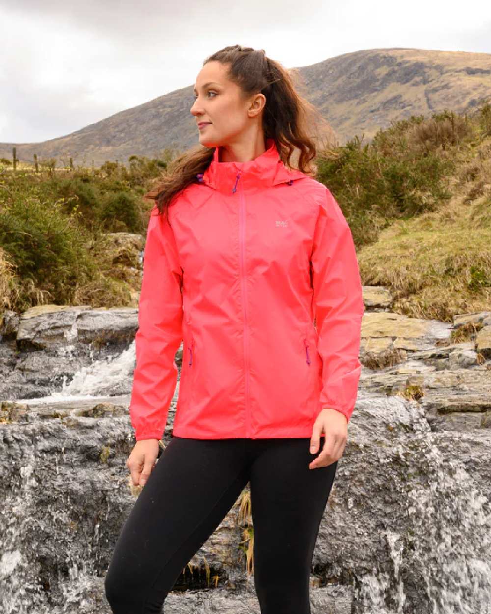 Mac In A Sac Origin Neon Packable Waterproof Jacket - Image 2