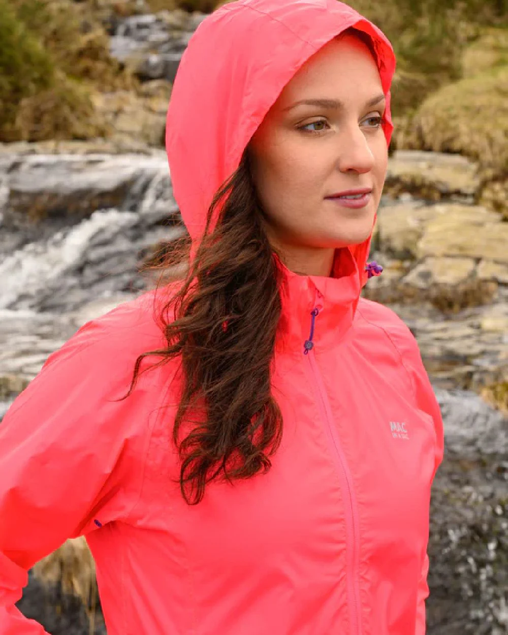 Mac In A Sac Origin Neon Packable Waterproof Jacket - Image 4