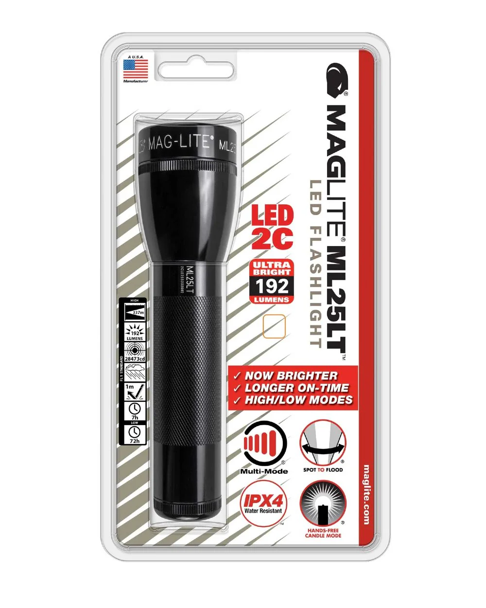 Maglite ML25LT LED 2 Cell Flashlight - Image 2