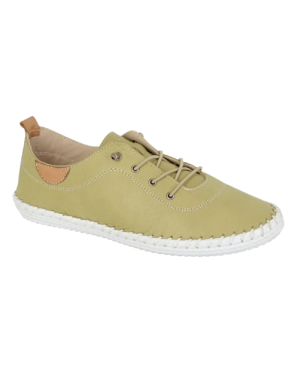 Mod Comfys Womens Elastic Lace Up Comfort Shoes - Image 3