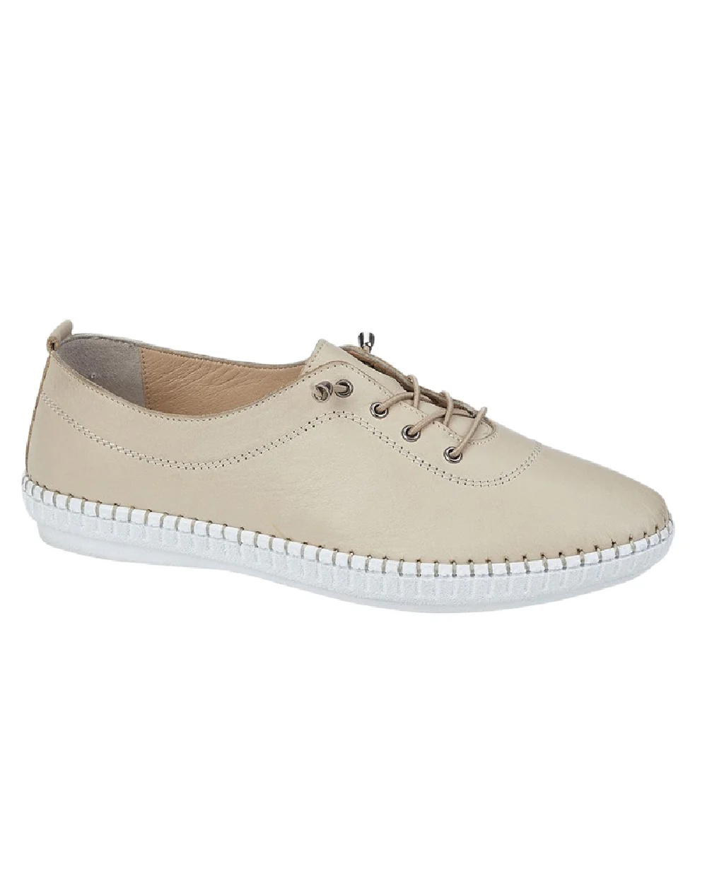 Mod Comfys Womens Softie Elastic Lace Up Shoes - Image 3