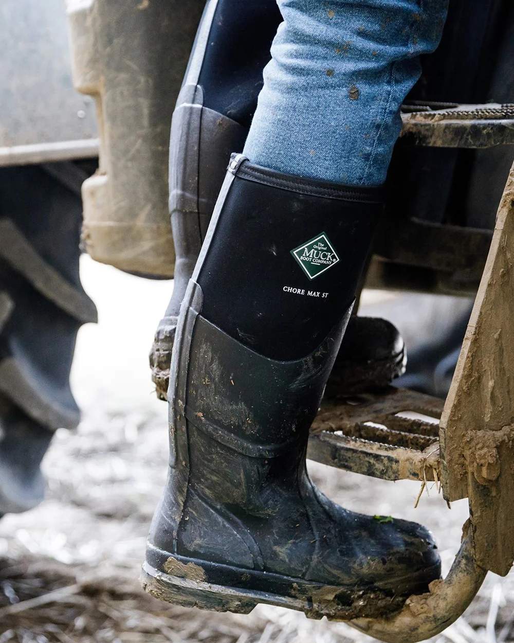 Muck Boots Chore Max Steel Toe S5 Tall Wellingtons - Image 2