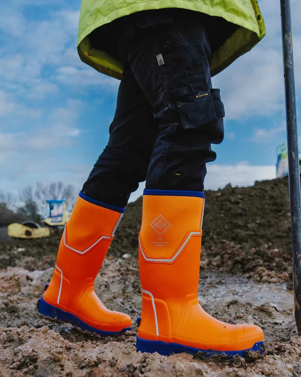 Muck Boots Mens Grit S5 Tall Boots - Image 2